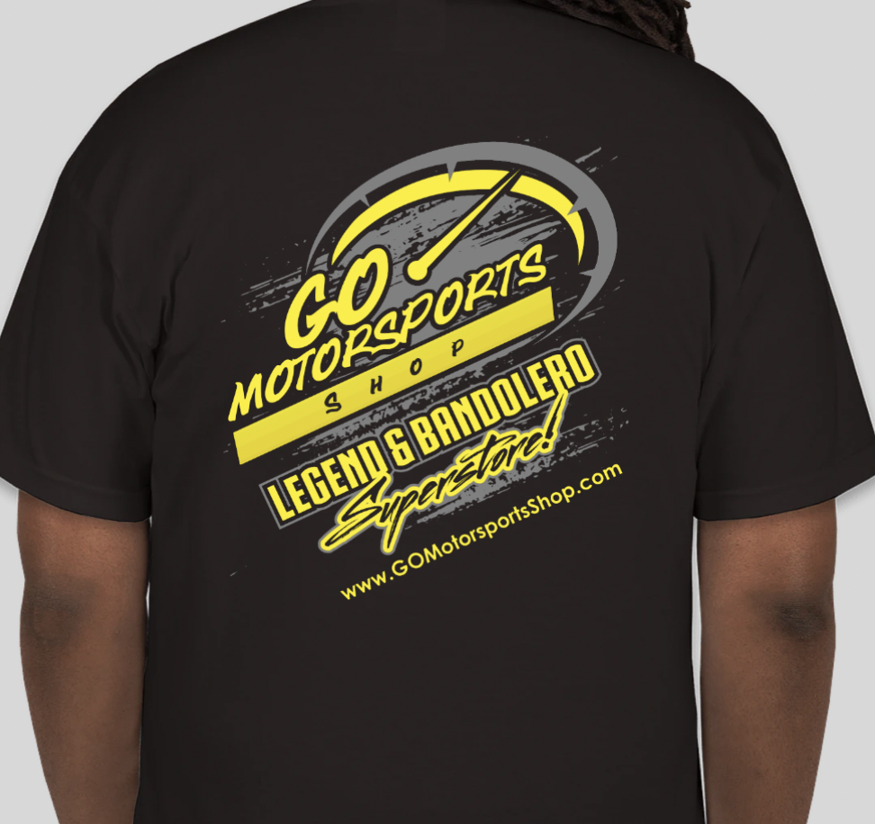 Graphik Wear, GO Motorsports Shop T-Shirt | Adult & Youth Sizes