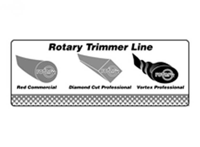 Rotary, Rotary 10425. CARD HEADER FOR TRIMMER LINE DISPLAY